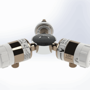 Oxygen dispenser splitter 0-15 l/min