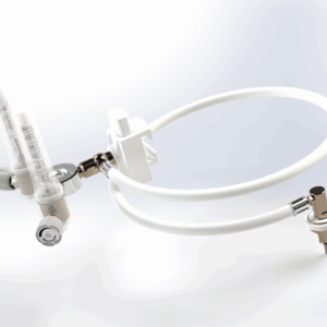 Adaptateur &agrave; double r&eacute;partiteur pour d&eacute;bitm&egrave;tre rail bar 0-15 l/min